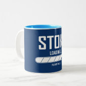 Stoke Loading Zweifarbige Tasse (Vorderseite Links)