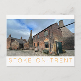 Stoke-on-Trent Feiertagspostkarte