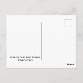 Stoke-on-Trent, Paint Splashes Postkarte (Rückseite)