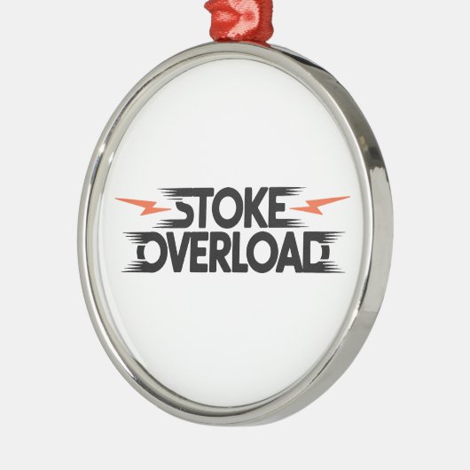 Stoke Overload Lightning Ornament Aus Metall (Links)