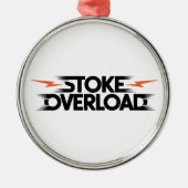 Stoke Overload Lightning Ornament Aus Metall (Vorne)