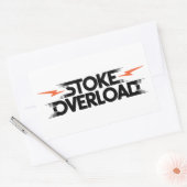 Stoke Overload Lightning Rechteckiger Aufkleber (Umschlag)