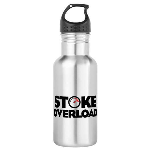 Stoke Overload Meter Edelstahlflasche (Vorderseite)