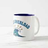 Stoke Overload Wave Zweifarbige Tasse (VorderseiteRechts)