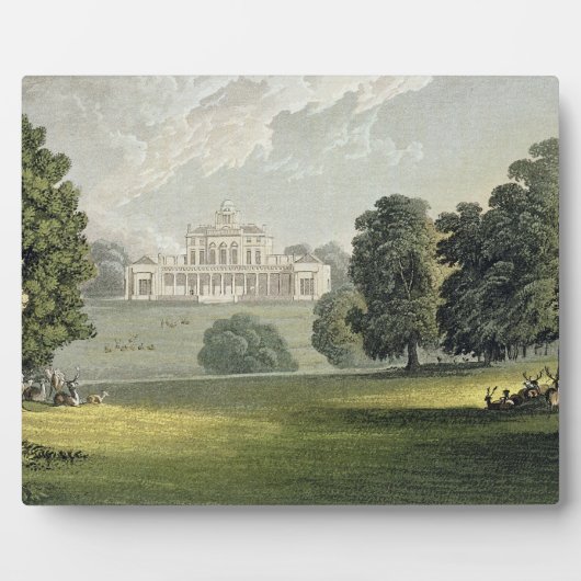 Stoke Park, aus Ackermanns "Arts Repository", Fotoplatte (Vorderseite)
