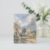 Stoke Poges Church (1834) John Constable Postkarte (Stehend Vorderseite)