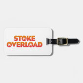 Stoke-Überlast-Flammen Gepäckanhänger (Vorderseite horizontal)