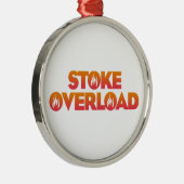 Stoke-Überlast-Flammen Ornament Aus Metall (Rechts)
