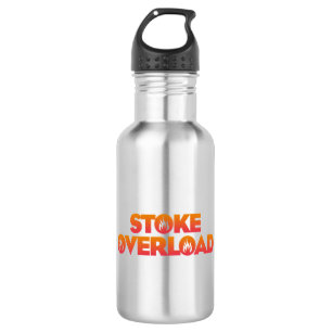 Stoke-Überlastflammen Edelstahlflasche