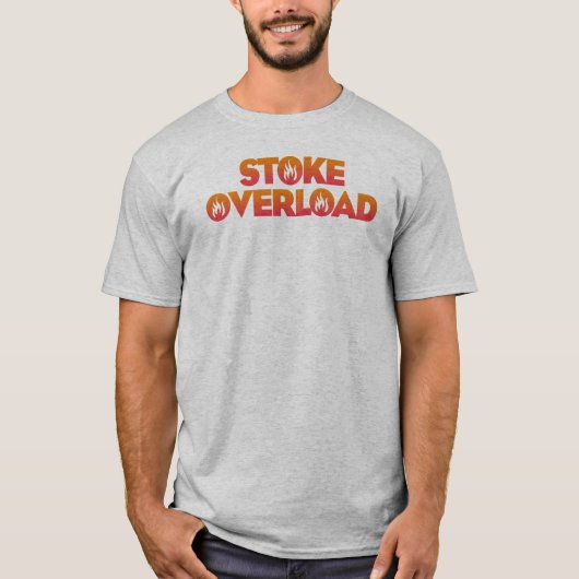Stoke-Überlastflammen T-Shirt (Vorderseite)