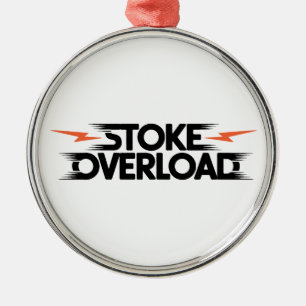 Stoke-Überlastung-Blitz Ornament Aus Metall