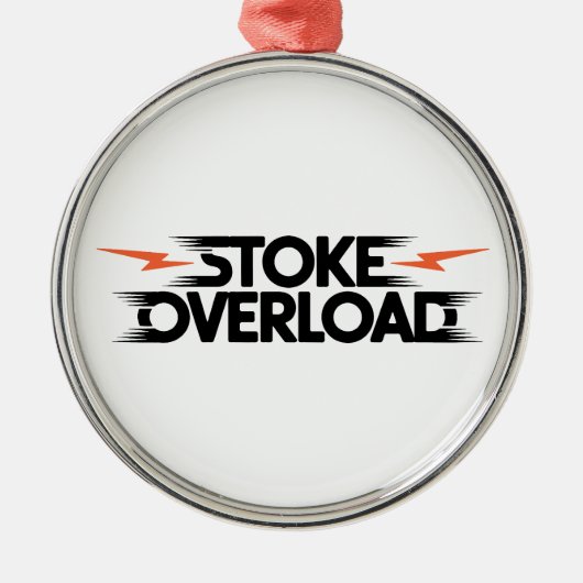 Stoke-Überlastung-Blitz Ornament Aus Metall (Vorne)
