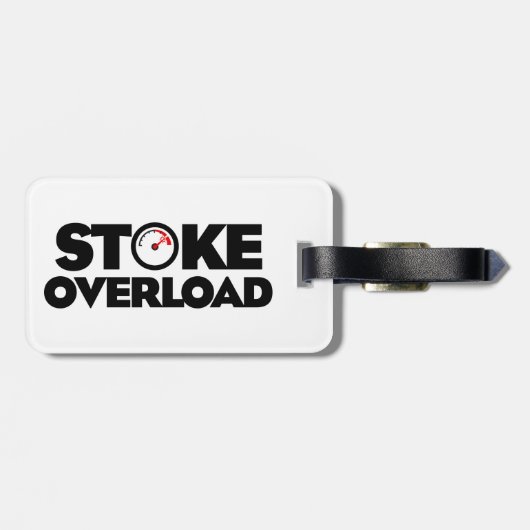 Stoke-Überlastungsmesser Gepäckanhänger (Rückseite horizontal)