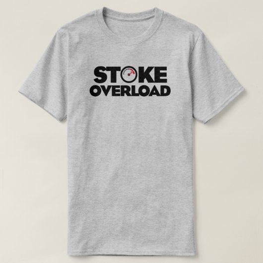 Stoke-Überlastungsmesser T-Shirt (Design vorne)