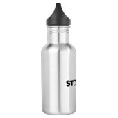 Stoked AF Edelstahlflasche (Links)