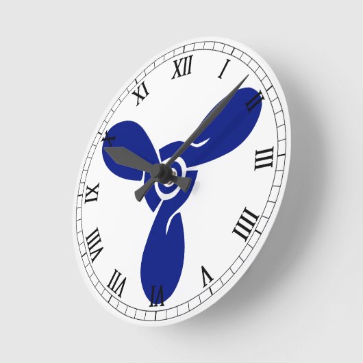 Stoker Abzeichen Runde Wanduhr (Winkel)