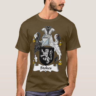 Stokes Coat of Arms Family Crest  T-Shirt