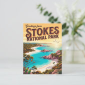 Stokes National Park Australien Postkarte (Stehend Vorderseite)