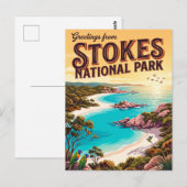 Stokes National Park Australien Postkarte (Vorne/Hinten)