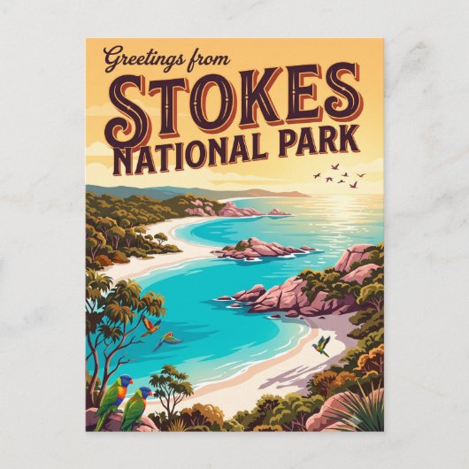 Stokes National Park Australien Postkarte (Vorderseite)