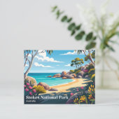 Stokes Nationalpark Australien Postkarte (Stehend Vorderseite)
