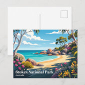Stokes Nationalpark Australien Postkarte (Vorne/Hinten)