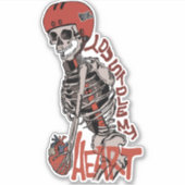 Stole meinen Heftsticker Aufkleber (Vorderseite)