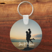 Stolen Foto. Name und Jahr Typografie. Schlüsselanhänger (Vorderseite)