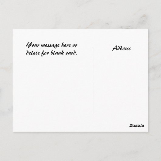 Stolen Identity Postkarte (Rückseite)