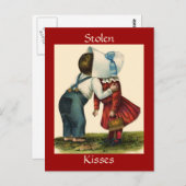 Stolen Kisses - Postcard Postkarte (Vorne/Hinten)
