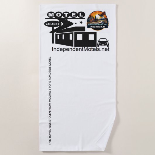 STOLEN MOTEL Beach Handtuch (Vorderseite)