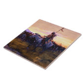 "Stolen Pferde" von Charles M. Russell Fliese (Seite)