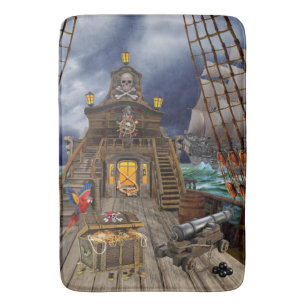 STOLEN PIRATE TREASING BADEMATTE