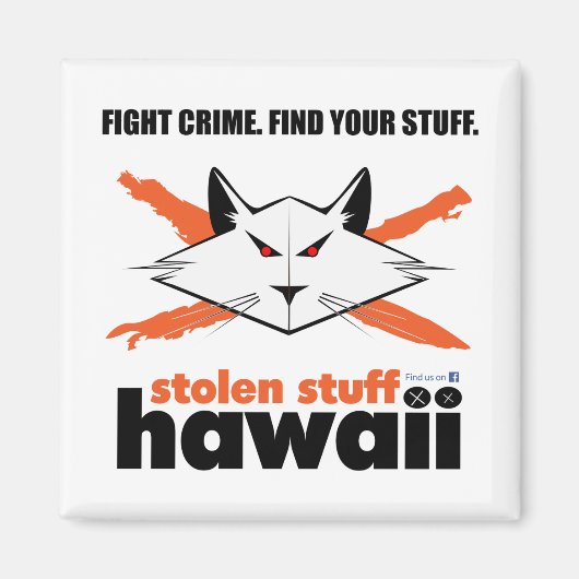 Stolen Stuff Hawaii Magnet (Vorne)