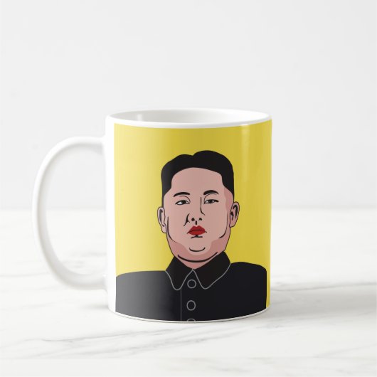 Stolid Kim Jong-UNO Kaffeetasse (Links)