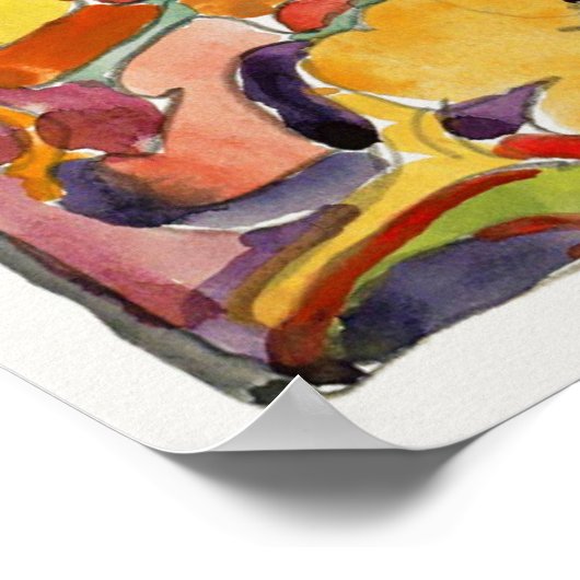 Stolks Blume Poster (Ecke)