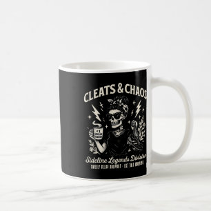 Stollen Und Chaos Skelett Fußballmutter Lustig An  Kaffeetasse