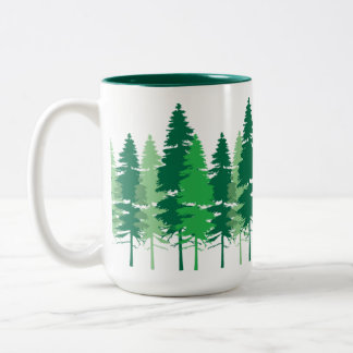 Stollenkiefern Zweifarbige Tasse