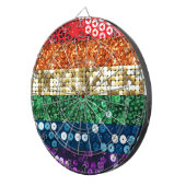 Stolperflagge Dartscheibe (Vorderseite rechts)