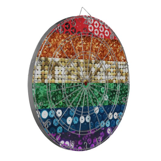 Stolperflagge Dartscheibe (Vorderseite Links)