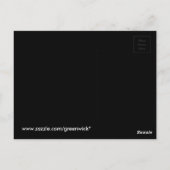 Stolperflagge der keltischen Knüpfarbeit Postkarte (Rückseite)