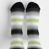 Stolperflagge für die Gradient Agender Socken (Oben)
