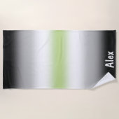 Stolperflagge für Gradient Agender mit Individuell Strandtuch (Vorderseite)