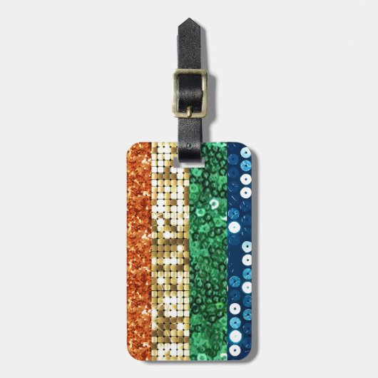 Stolperflagge Gepäckanhänger (Vorderseite vertikal)