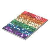 Stolperflagge Notizblock (Rotiert)