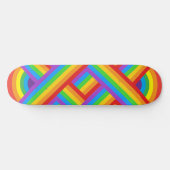 Stolpergitter: Rainbow-Flag Skateboard (Horizontal)