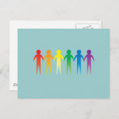 Stolperkette Postkarte (Vorne/Hinten)