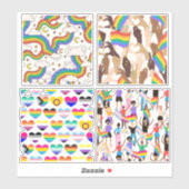 Stolperkleber Aufkleber (Blatt)