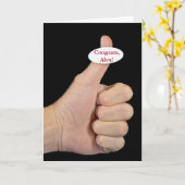 Stolpern auf der Werbeaktion Karte (Gelbe Blume)