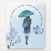 Stolpern Sie nicht über etwas hinter Ihnen Mousepad (Vorne)